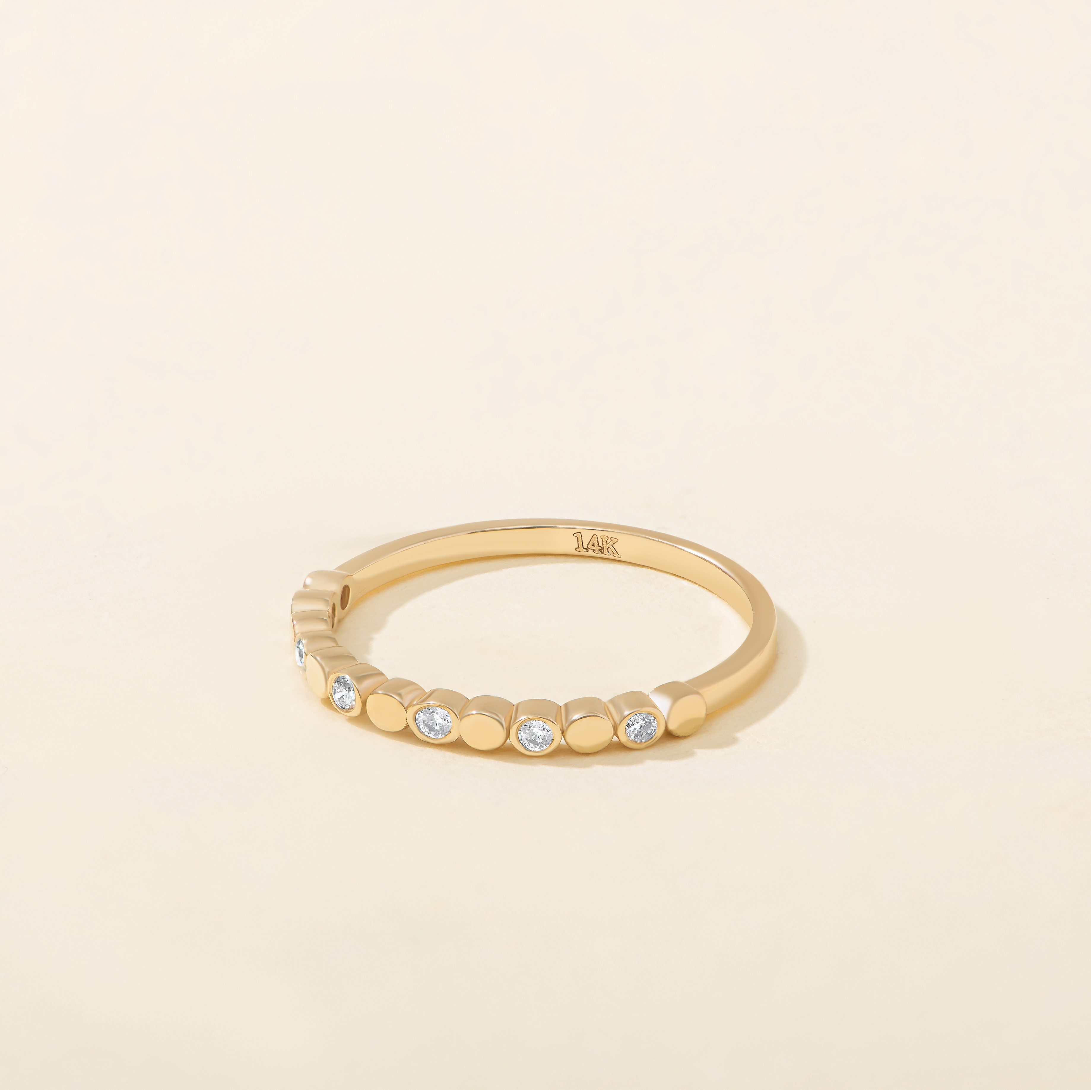 Half-Braided Diamond Ring