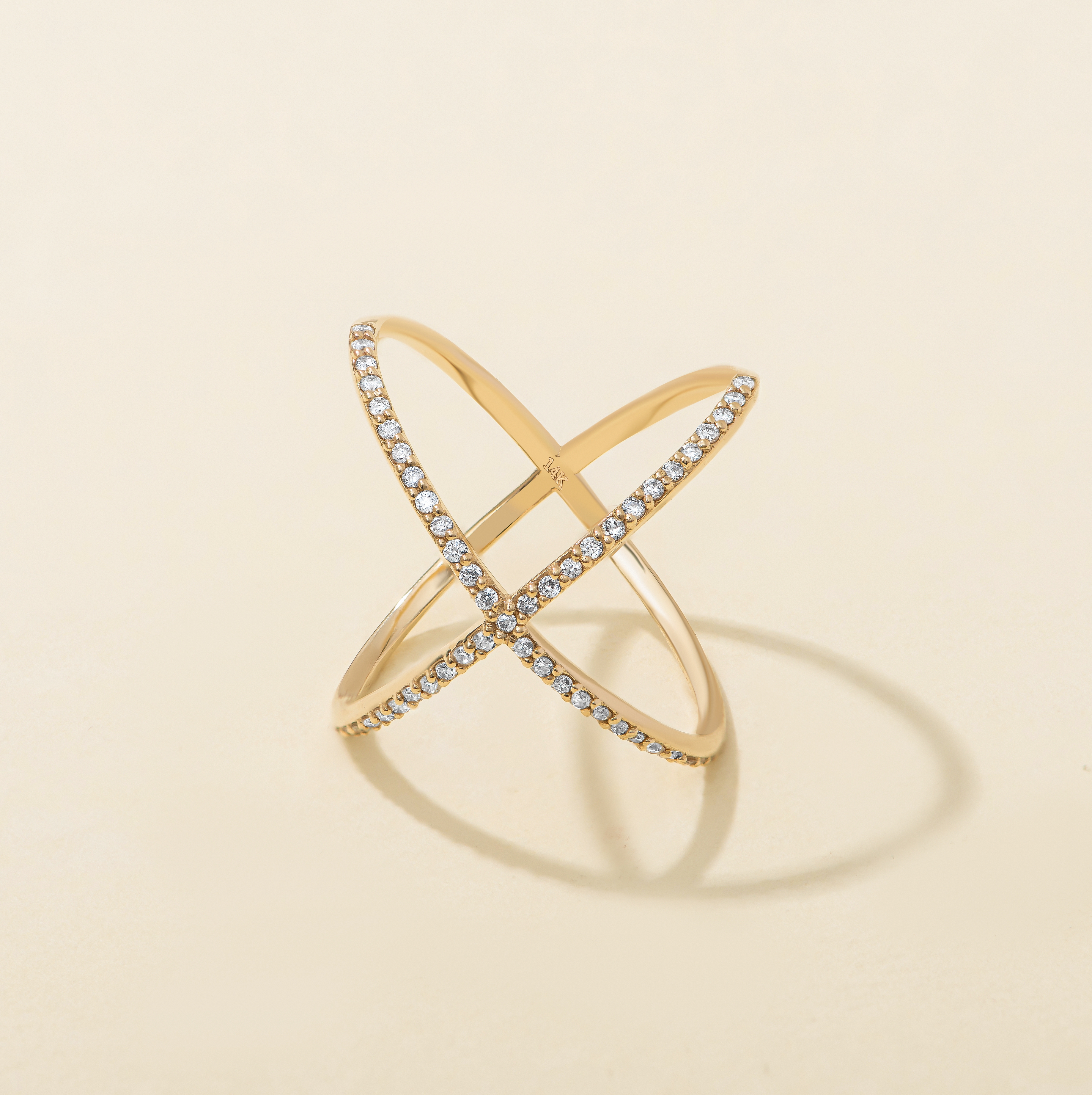 X-Pave Diamond Ring