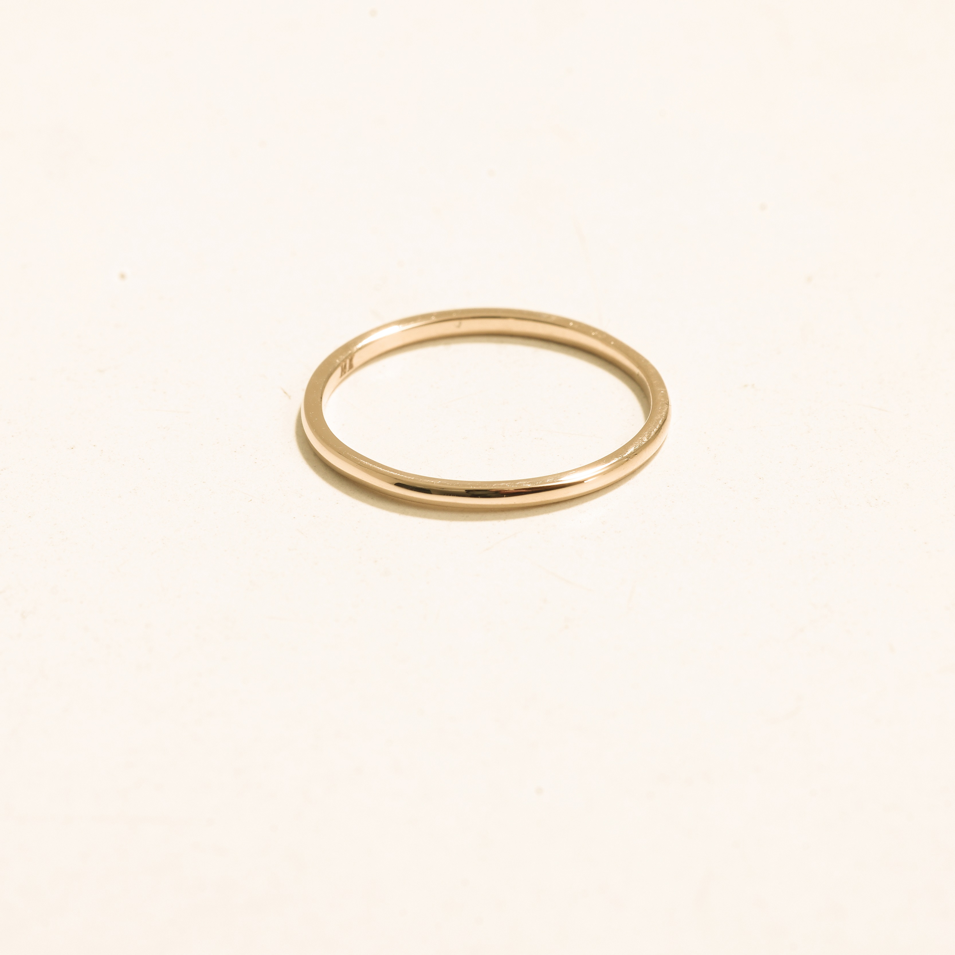 Minimal Gold Wedding Band