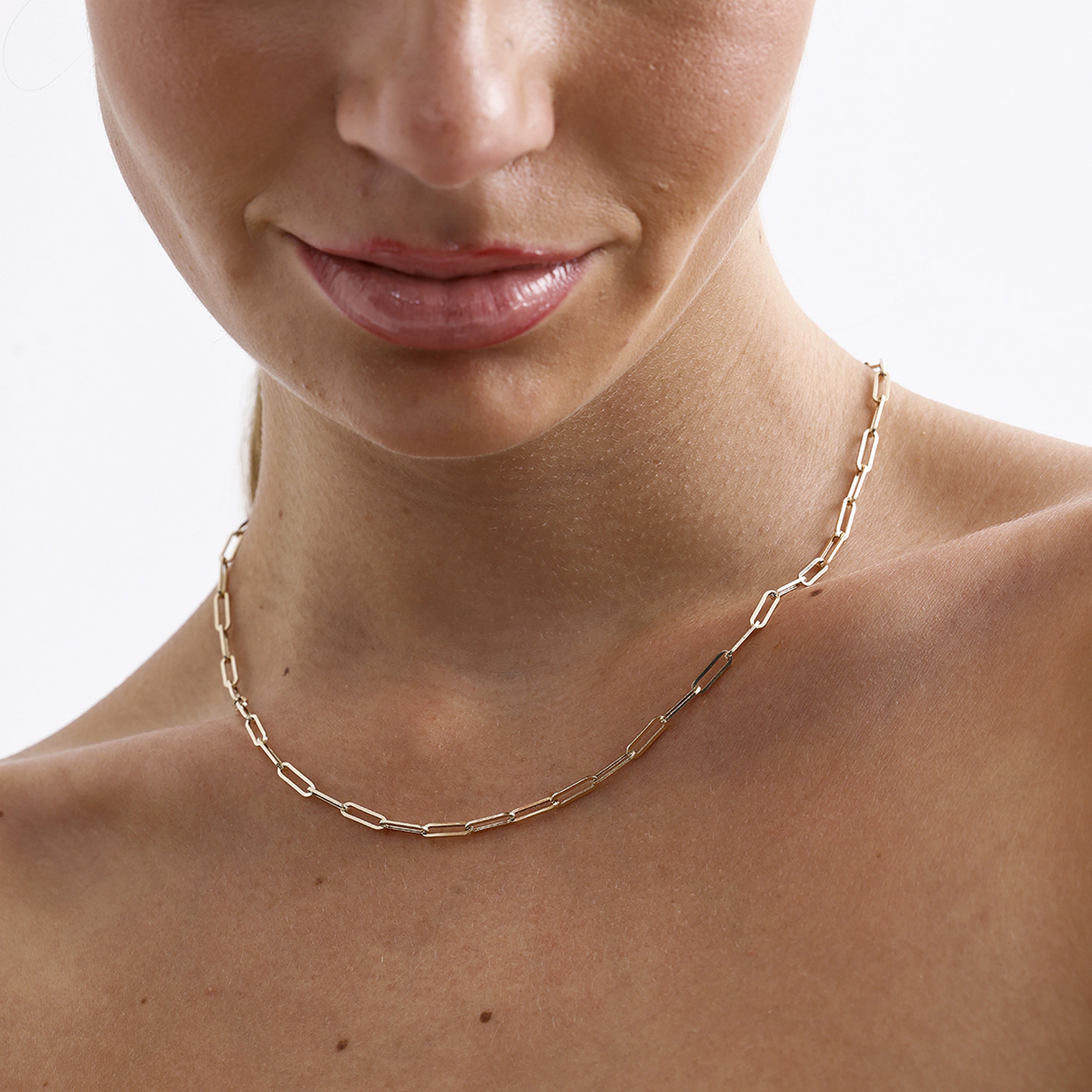 Delicate Paperclip Necklace