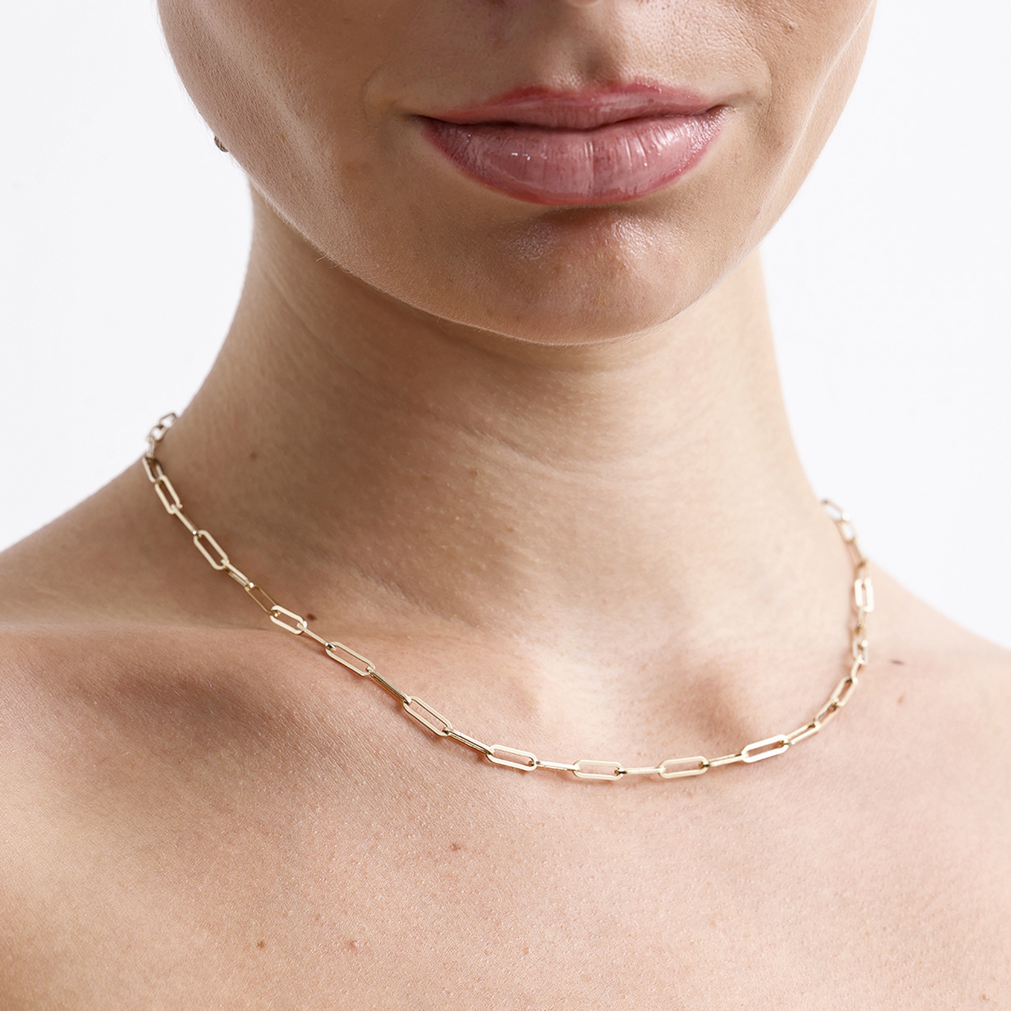 Delicate Paperclip Necklace